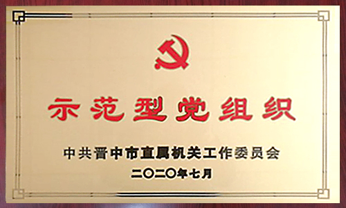 2020年度示範型黨組織 2020年度示範型黨組織